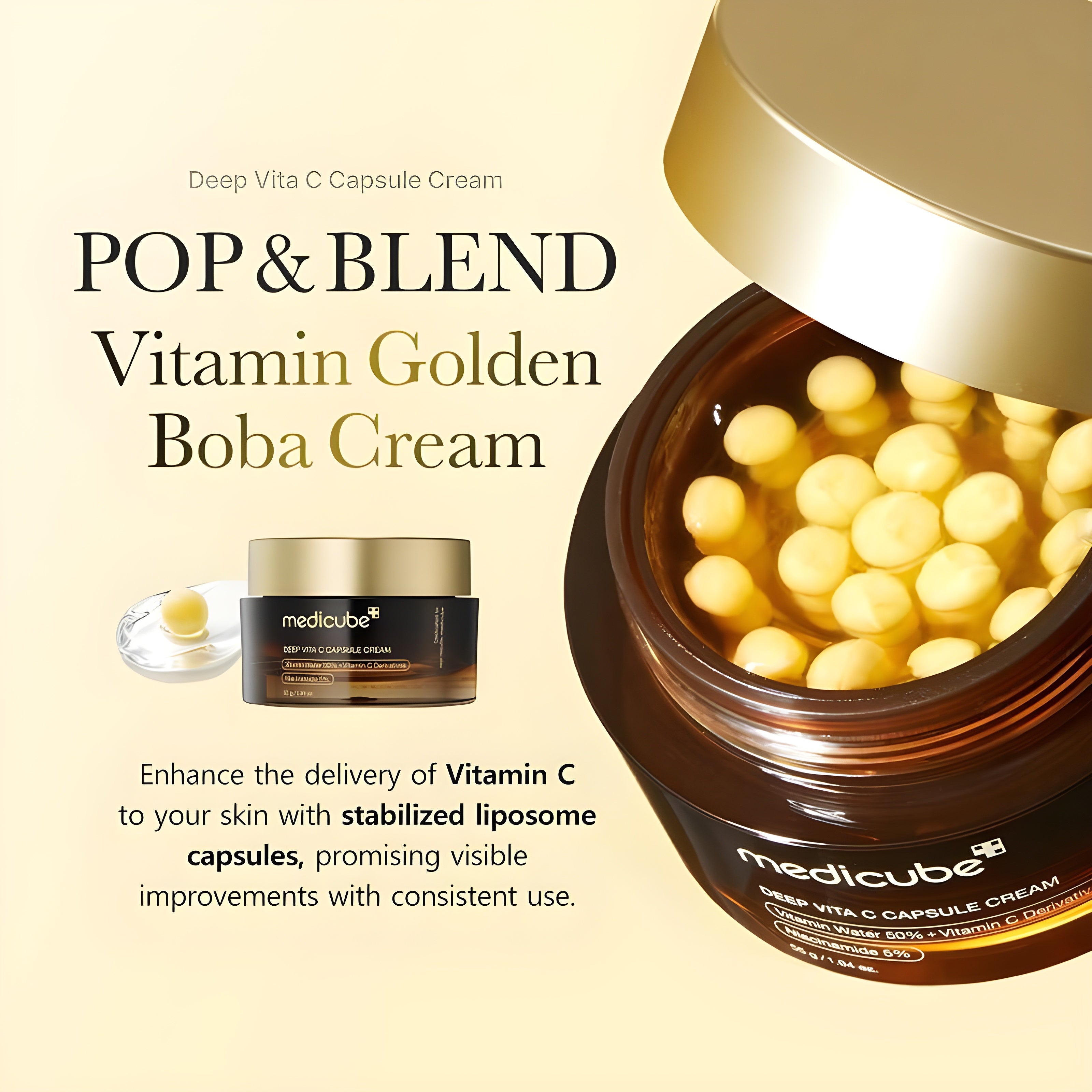 Mix & Match Boba Cream Set | Tiktok Viral Capsule Creams for Uneven Skin Tone, Glow Hydration, Korean Skincare, K-beauty